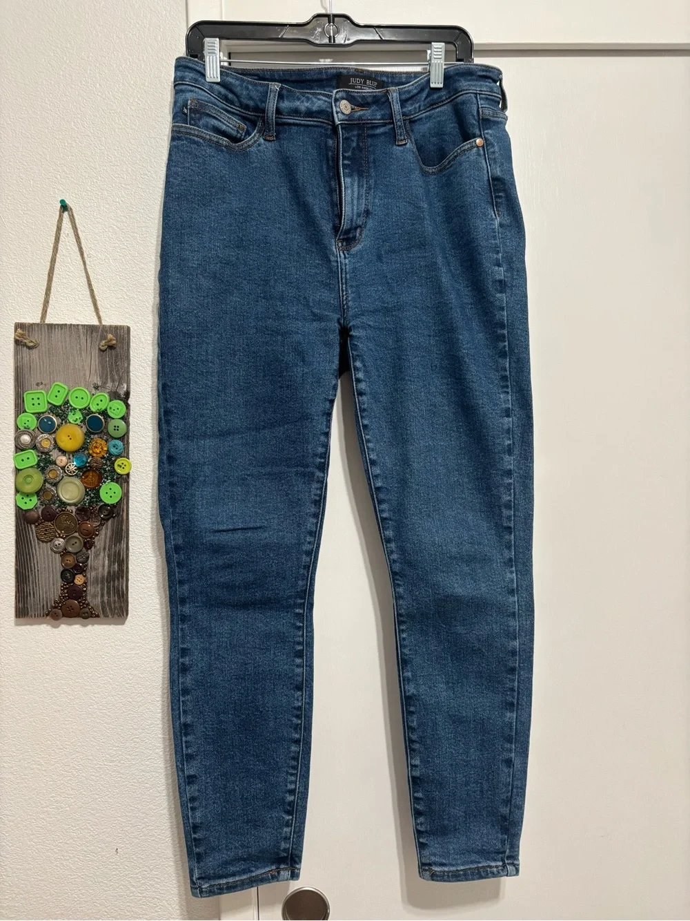 Judy Blue Indigo High-Rise Skinny Jeans-13/31